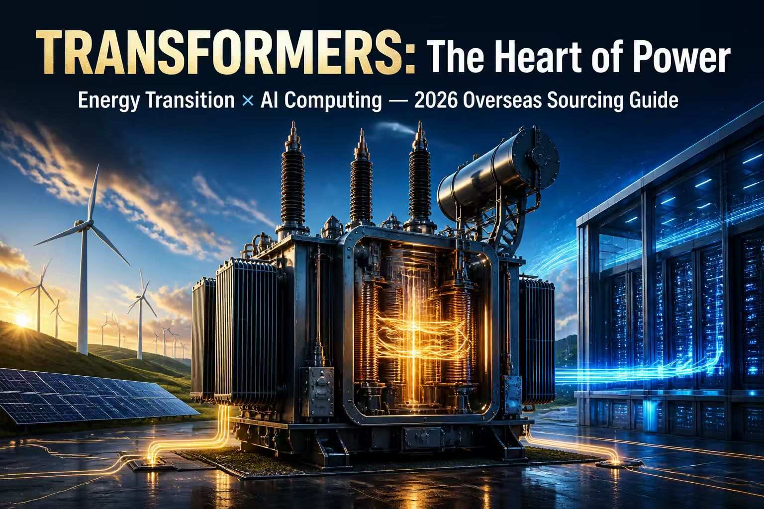 Transformers: „Heart of Power“ s dvojitými možnosťami rastu – Energetická transformácia a AI Computing Surge | Sprievodca zámorským obstarávaním 2026